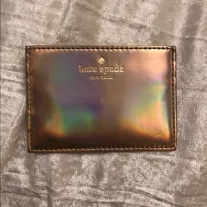 Gold Kate Spade Card Case